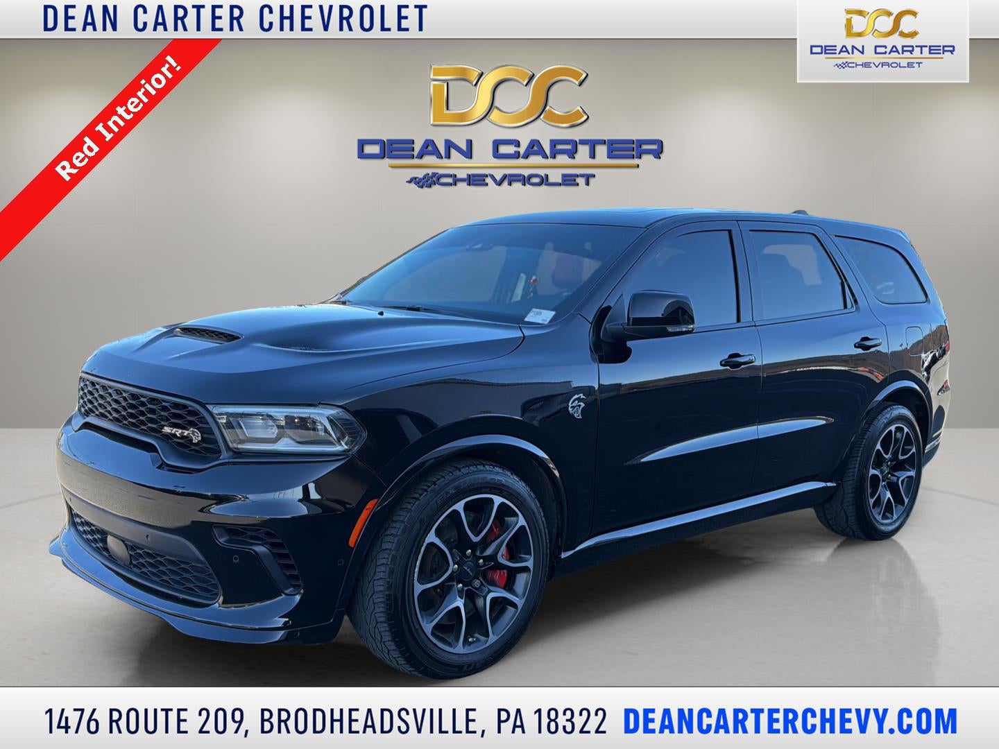 2021 Dodge Durango SRT Hellcat in Black — front three-quarter view