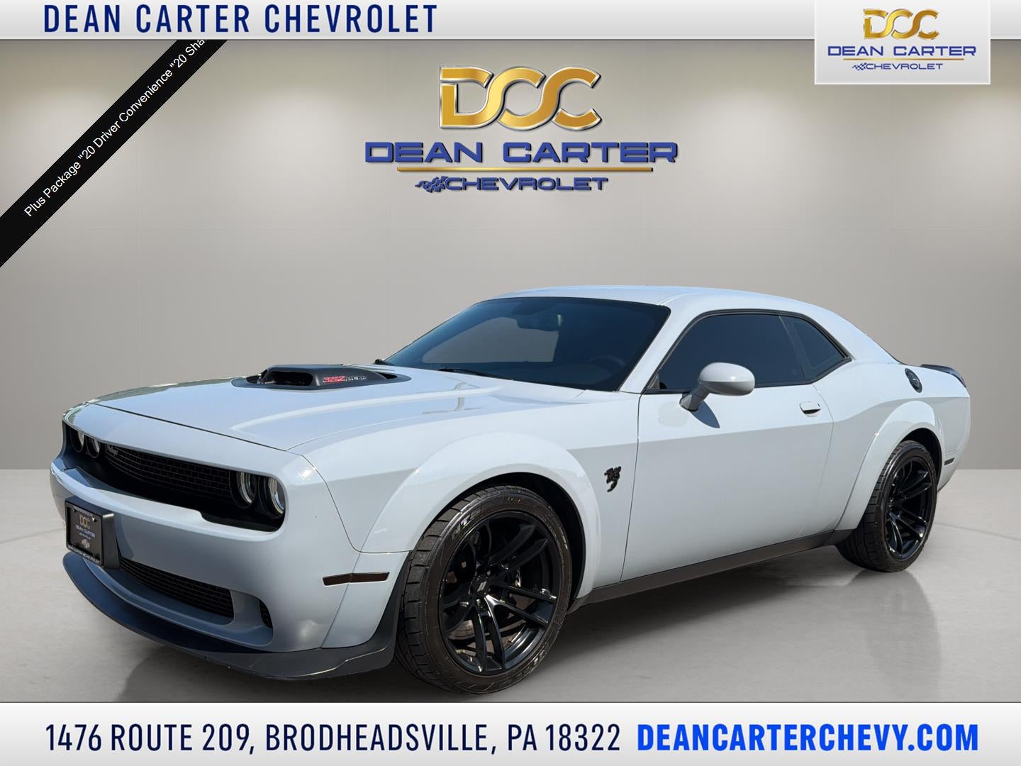 2021 Dodge Challenger R/T Scat Pack Widebody in Gray — front three-quarter view