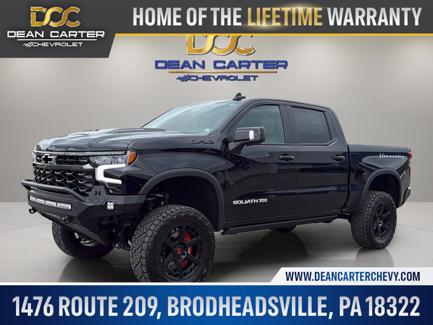 2026 Chevrolet Silverado 1500 ZR2 in Black — front three-quarter view
