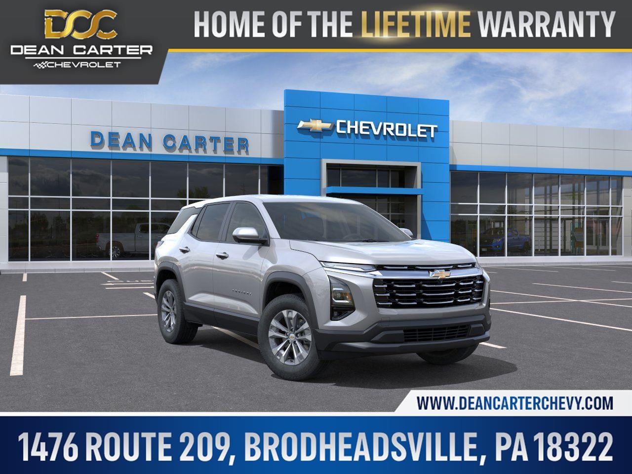 2026 Chevrolet Equinox LT in Sterling Gray Metallic — front three-quarter view