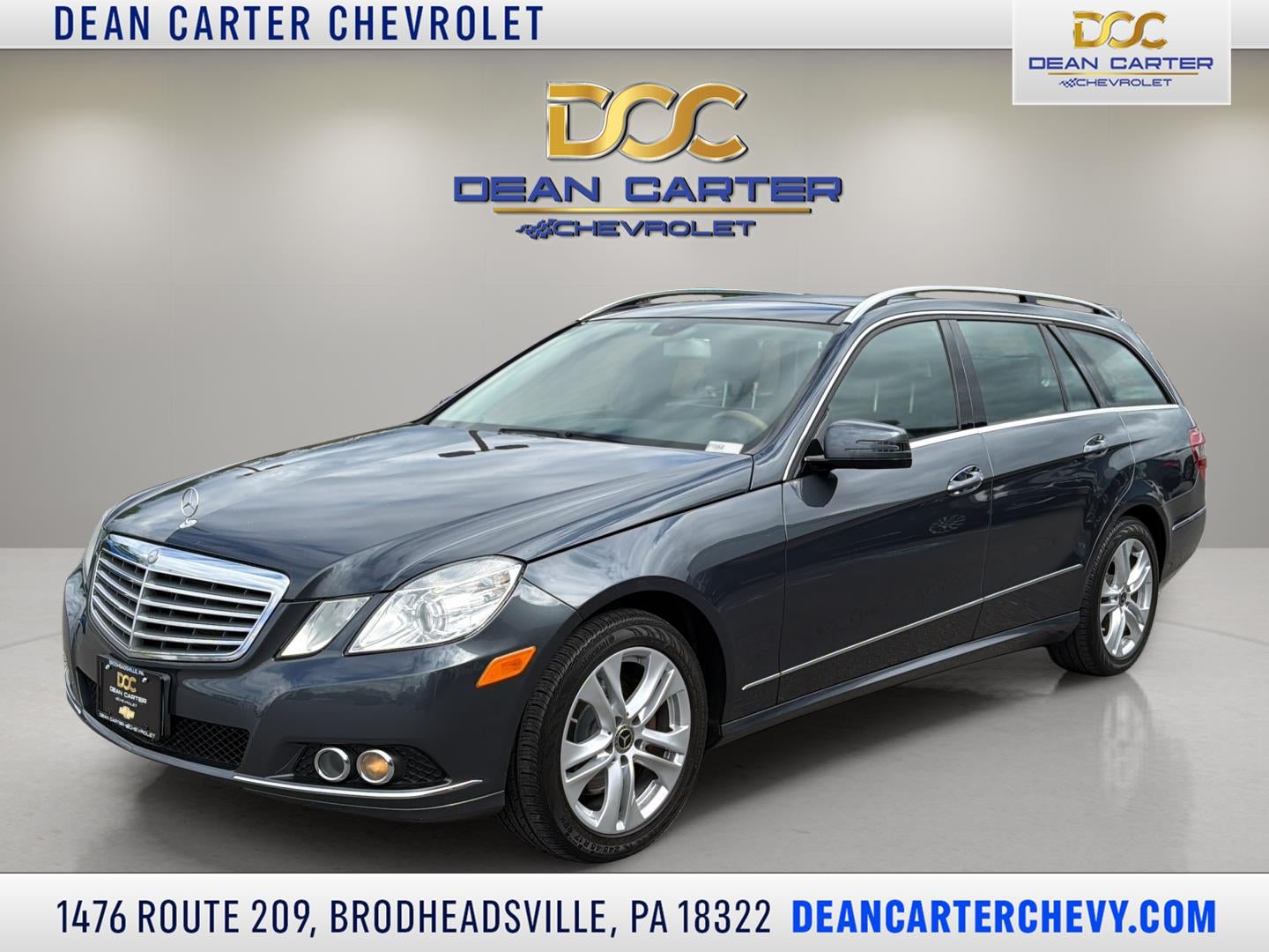 2011 Mercedes-Benz E-Class E 350 Luxury in Gray — front three-quarter view